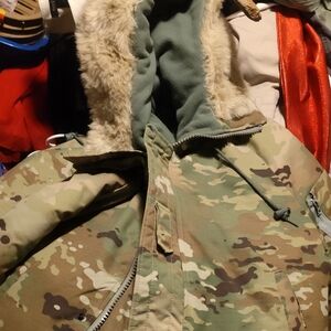 Men's Dakota Winter Hoodie Army Jacket